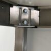 Stainless Steel Mobile Work Table On Wheels 200 x 70 x 85 cm Catering - Image 4