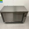Stainless steel warming cabinet Plate warming cabinet 2 sliding doors Premium-line 120 cm Horeca