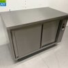 Stainless steel warming cabinet Plate warming cabinet 2 sliding doors Premium-line 120 cm Horeca - Image 3