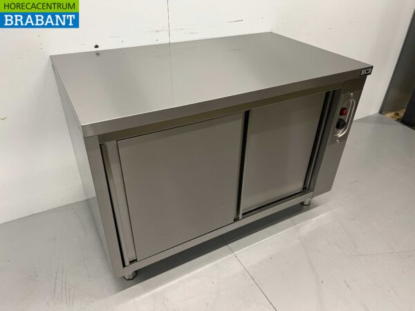 Stainless steel warming cabinet Plate warming cabinet 2 sliding doors Premium-line 120 cm Horeca - Image 3