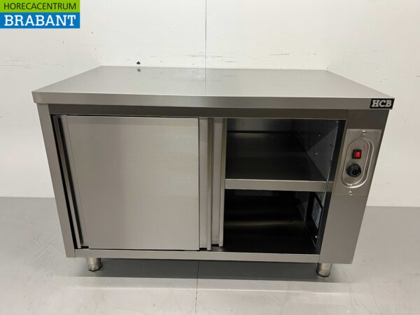 Stainless steel warming cabinet Plate warming cabinet 2 sliding doors Premium-line 120 cm Horeca - Image 4