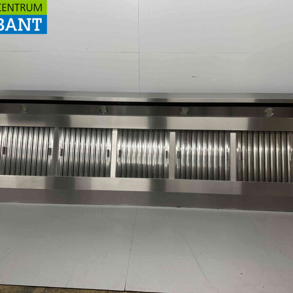 Stainless steel Extractor Hood Hood Premium-line Motor 2500 kuub Sloping model 300 cm 230V Horeca