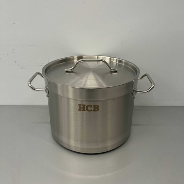 Stainless steel HCB Soup Pan Cooking Pan Induction 25 x 18 cm 9 liter Catering