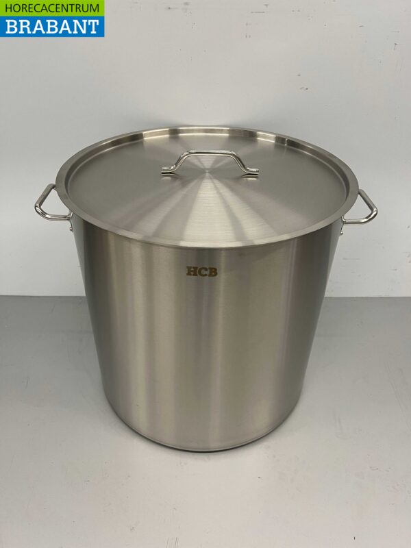 Stainless steel Soup Pan Cooking Pan Induction 55 x 55 cm 130 liters Horeca