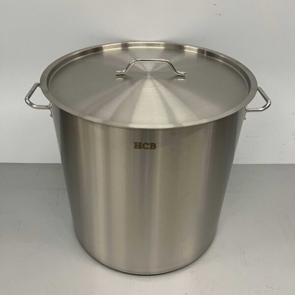 Stainless steel Soup Pan Cooking Pan Induction 55 x 55 cm 130 liters Horeca