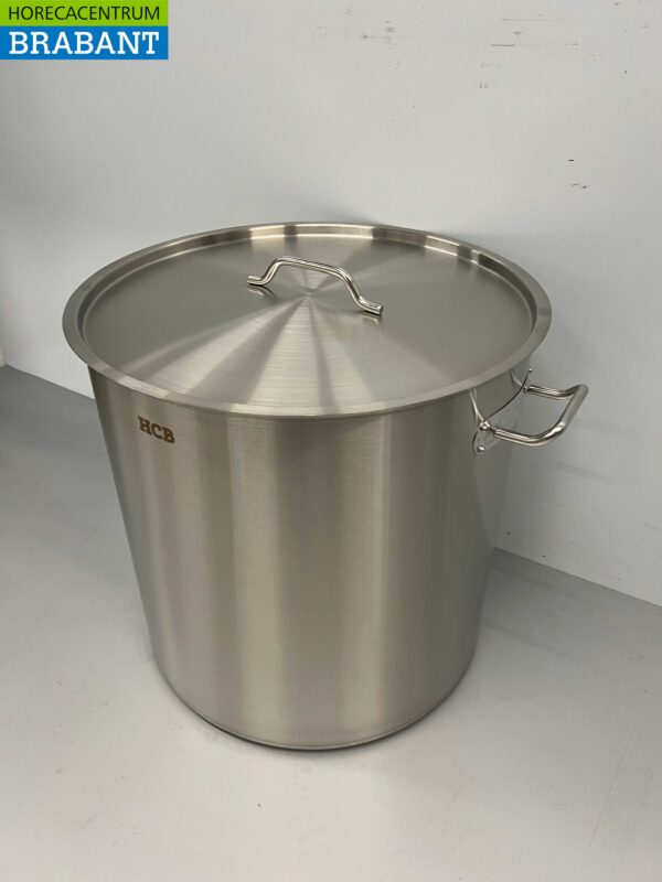 Stainless steel Soup Pan Cooking Pan Induction 55 x 55 cm 130 liters Horeca - Image 3