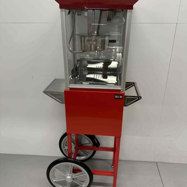 Popcorn machine Popcorn machine with stand red 230V Braderie Markt Horeca