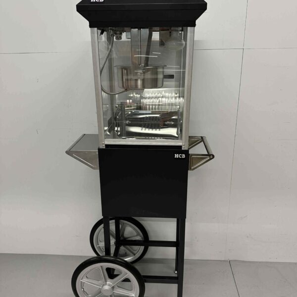 Popcorn machine Popcorn machine with stand black 230V Braderie Markt Horeca