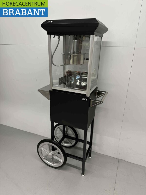 Popcorn machine Popcorn machine with stand black 230V Braderie Markt Horeca - Image 2