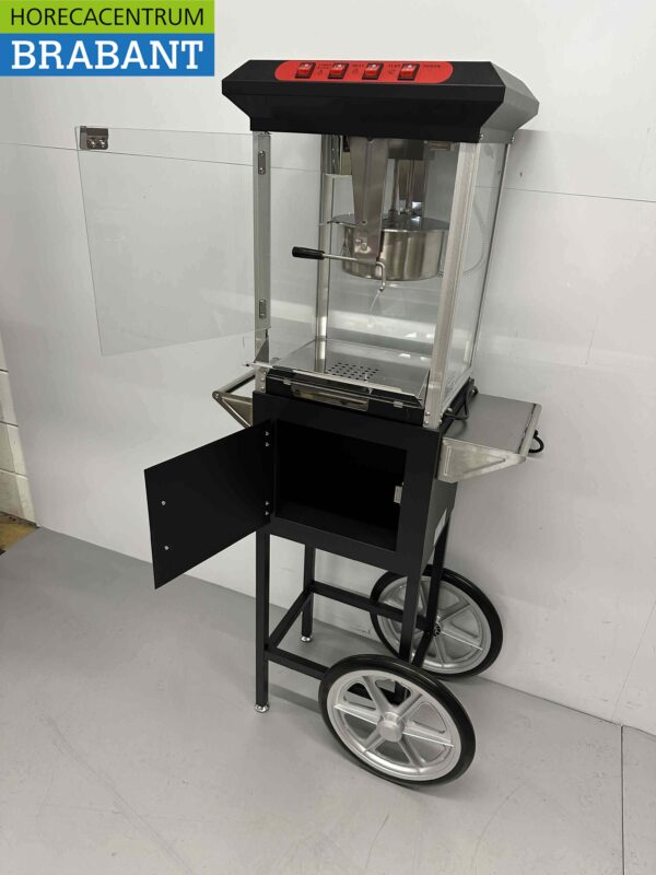 Popcorn machine Popcorn machine with stand black 230V Braderie Markt Horeca - Image 8