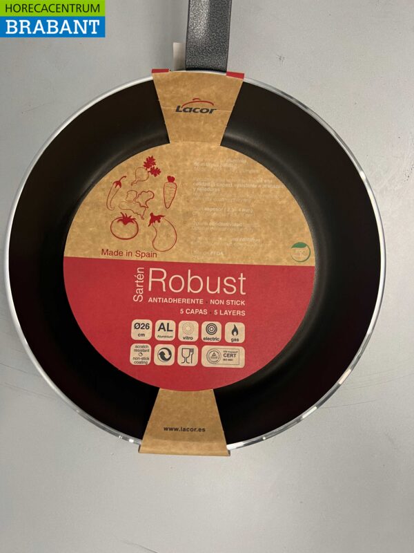 Lacor Robust Professional frying pan 260 mm Catering - Image 2