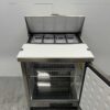 Stainless steel Polar UA009 Refrigerated Workbench Saladette 1 door 73,5 cm 230V Horeca - Image 4