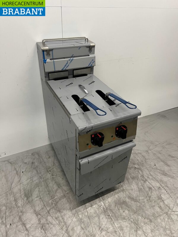 Stainless steel deep fryer Premium-line 2 x 12.5 liters 400V Horeca - Image 2