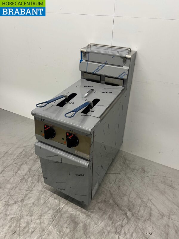 Stainless steel deep fryer Premium-line 2 x 12.5 liters 400V Horeca - Image 3