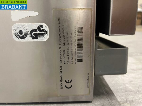Stainless steel MKN Hansdampf Junior Classic 7 x 2/3 GN 400V Horeca - Image 6