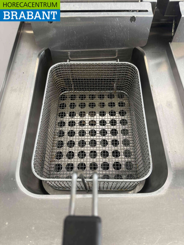 Stainless steel Double Fryer Fryer 2 x 10 liters 400V Catering - Image 5