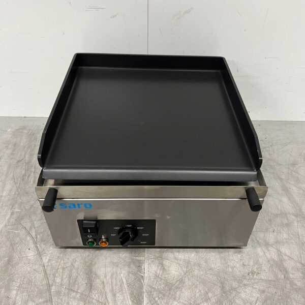 Stainless steel Saro Grill Plate Griddle Smooth 40 cm 230V Catering