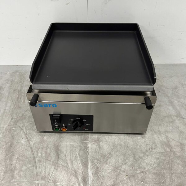 Stainless steel Saro Grill Plate Griddle Smooth 40 cm 230V Catering