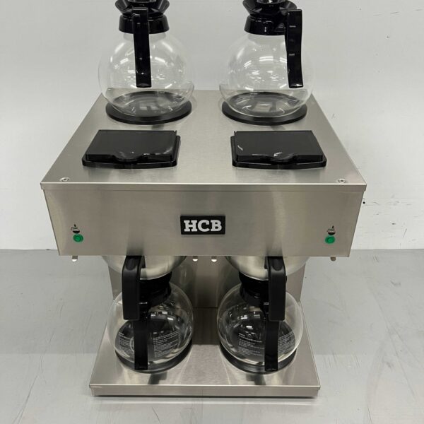Stainless steel HCB Double Coffee Maker Coffee machine 2 x 1.8 liters 230V Horeca