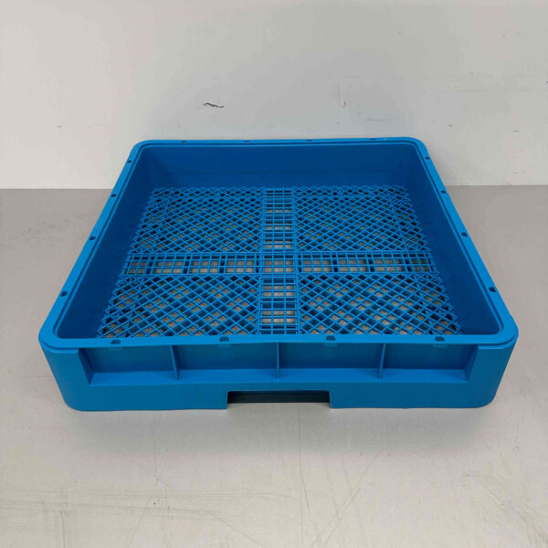 Plastic washing basket washing crate cutlery basket 50 x 50 x 10 cm Horeca