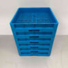 Plastic washing basket washing crate cutlery basket 50 x 50 x 10 cm Horeca - Image 4