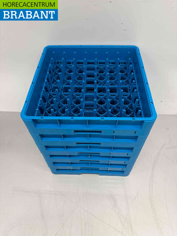 Plastic washing basket washing crate plate basket 50 x 50 x 10 cm Catering - Image 3