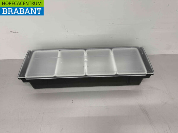 HCB Ingredient holder Ingredient tray Garnish unit with 4 trays 49.5 cm Horeca - Image 5