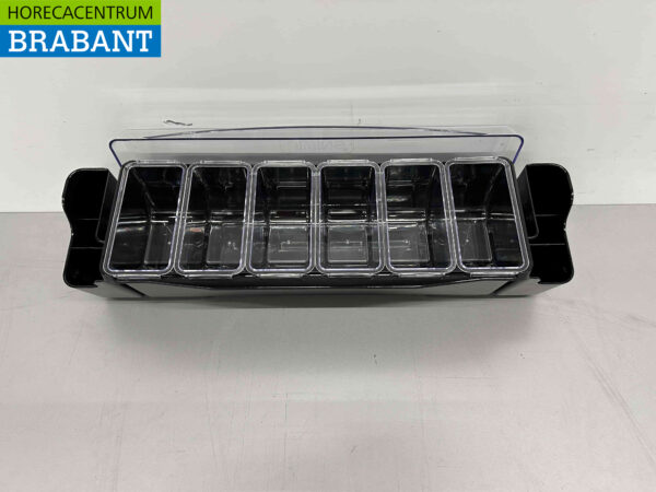 HCB Ingredient Holder Ingredient Tray Garnish Unit with 6 trays 58.5 cm Horeca - Image 6