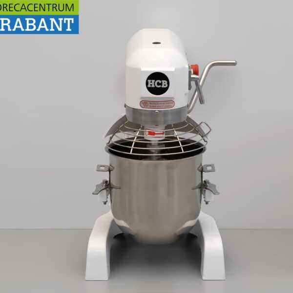 HCB Stainless Steel Planetary Mixer, 10-Liter Stainless Steel Bowl, 230V, Bakery and Food Service