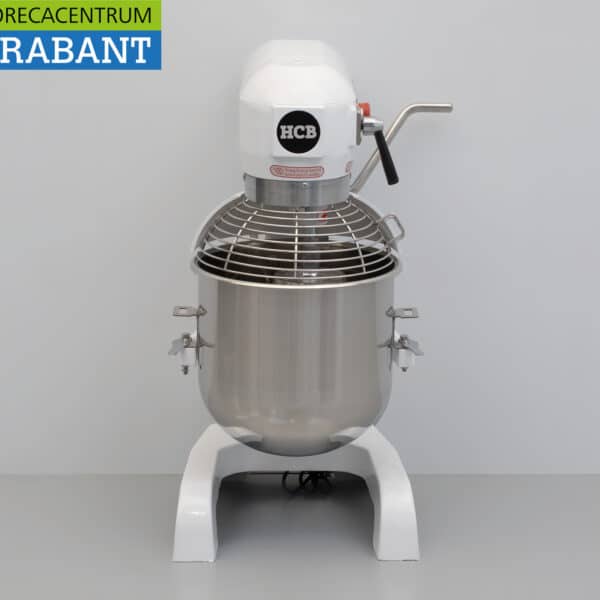 HCB Stainless Steel Planetary Mixer, 30-Liter Stainless Steel Bowl, 230V, Bakery and Food Service