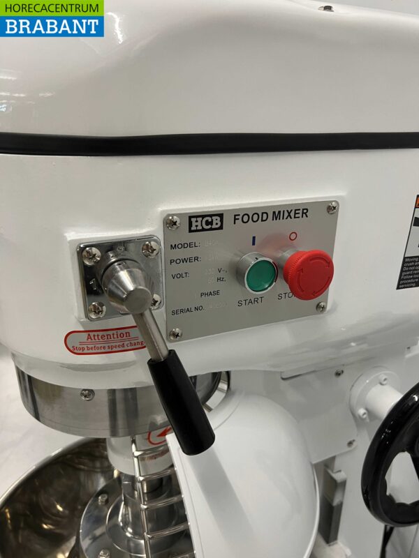 RVS HCB Planet Mixer Mixer RVS tub 40 liter 230V Bakery Catering - Image 8