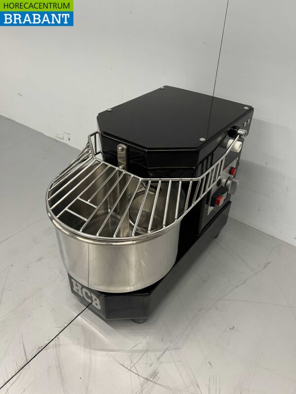 Stainless steel HCB Spiral kneader dough mixer 8 liters Black 230V Horeca - Image 2