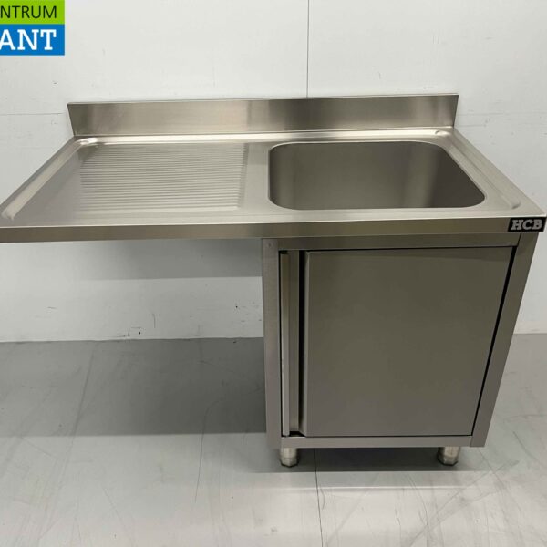 Stainless steel sink Sink Premium-line 1 hinged door 120 cm Hospitality