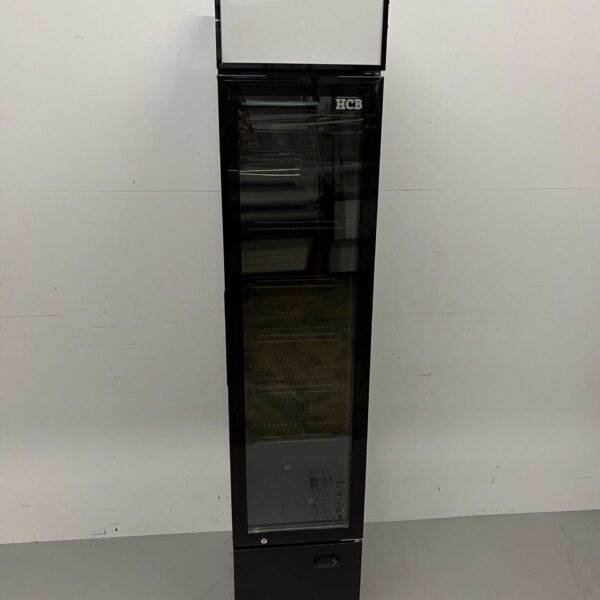 HCB Glass Door Refrigerator Beverage Refrigerator Glass door 160 liters 230V Catering