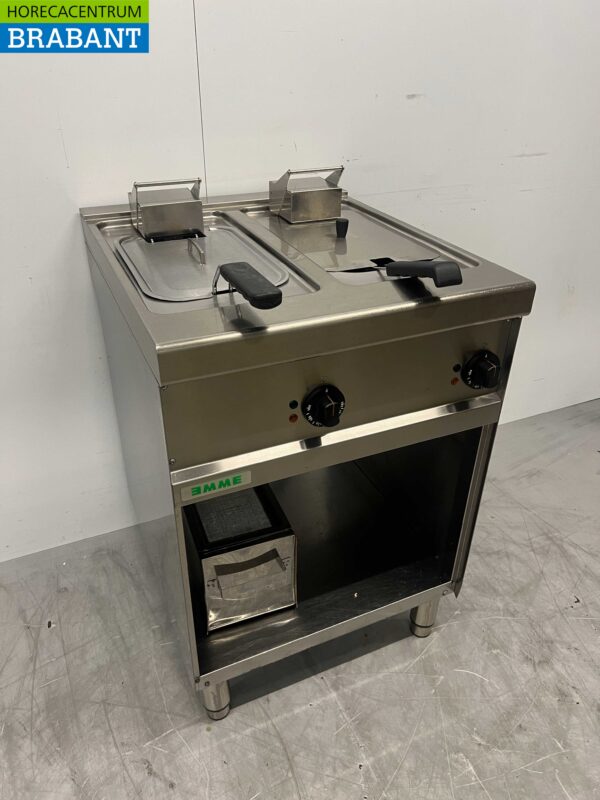 Stainless steel Emme Double Fryer Fryer 2 x 10 liters 400V Horeca - Image 2