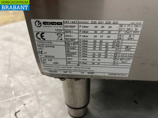 Stainless steel Emme Double Fryer Fryer 2 x 10 liters 400V Horeca - Image 6