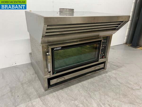Stainless steel Leventi Combimat DGT Combisteamer Steamer Oven Steam function 60/40 cm 230V Horeca - Image 3