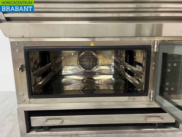 Stainless steel Leventi Combimat DGT Combisteamer Steamer Oven Steam function 60/40 cm 230V Horeca - Image 4