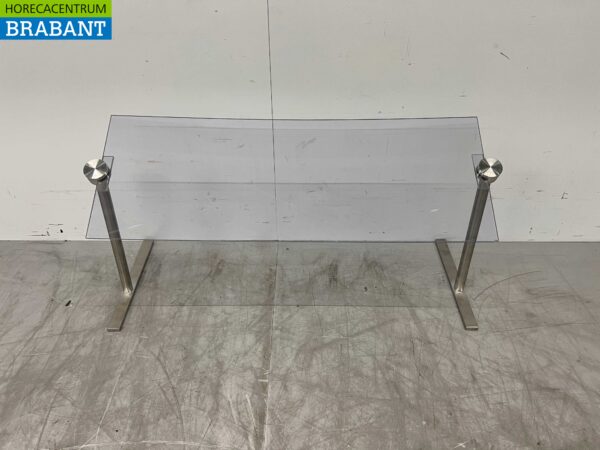 Stainless steel Breath Shot kuch screen 90 cm Horeca