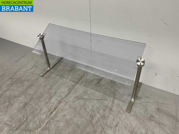 Stainless steel Breath Shot kuch screen 90 cm Horeca - Image 2