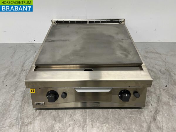 Stainless steel Zanussi Cookthrough Smooth 80 cm GAS Horeca