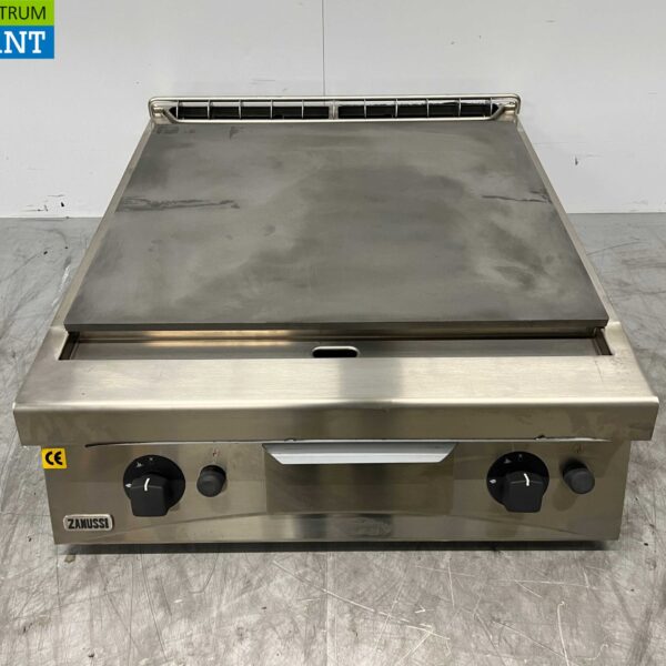 Stainless steel Zanussi Cookthrough Smooth 80 cm GAS Horeca