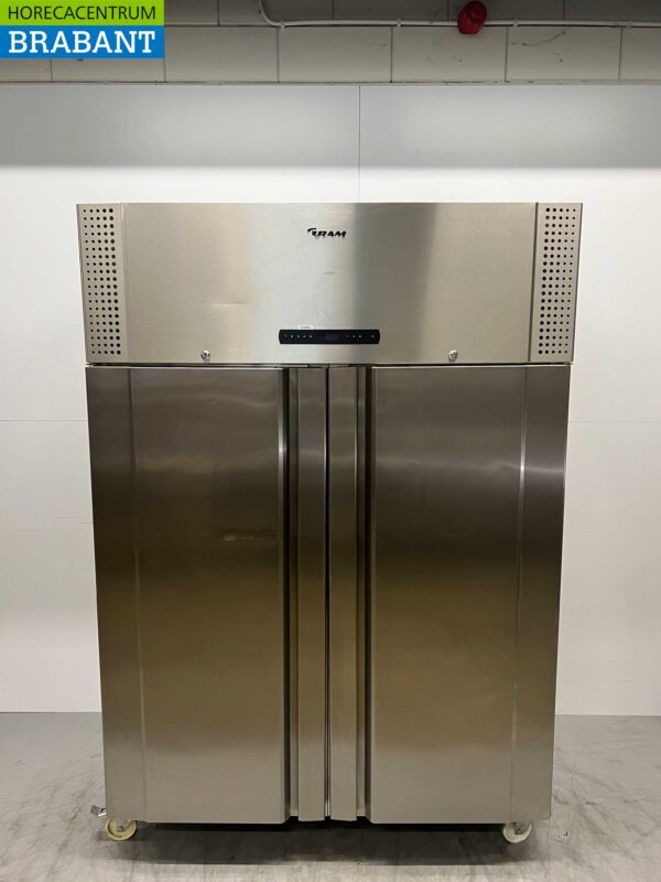 Stainless steel Gram Double-door 2-door Refrigerator Refrigerator 1270 liters 230V Horeca