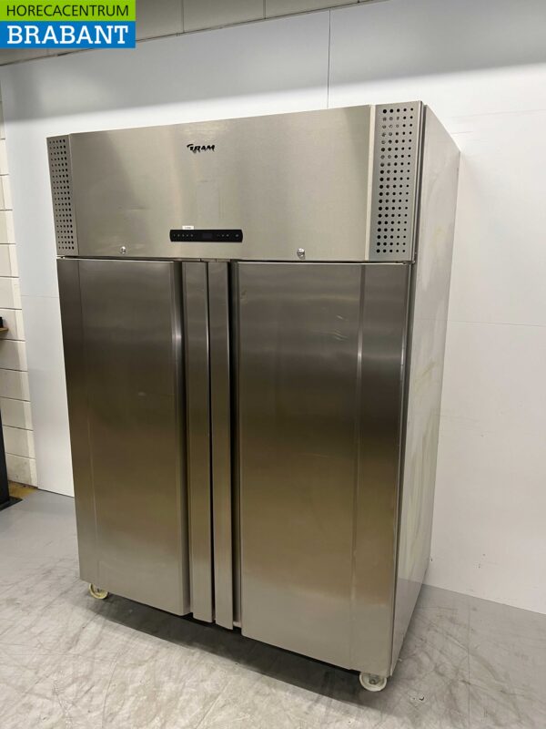 Stainless steel Gram Double-door 2-door Refrigerator Refrigerator 1270 liters 230V Horeca - Image 2