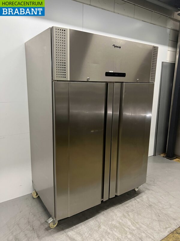 Stainless steel Gram Double-door 2-door Refrigerator Refrigerator 1270 liters 230V Horeca - Image 3