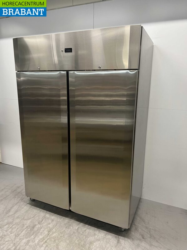 Stainless steel CoolHead Double Door 2-Door Refrigerator 1255 liters 230V Horeca - Image 2