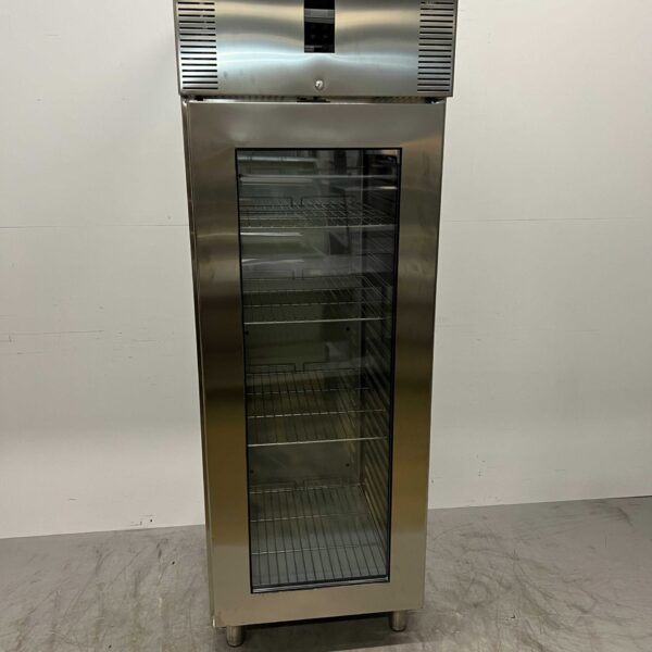 Stainless steel Polaris Glass Door Refrigerator Glass Door Refrigeration 562 liters 230V Catering