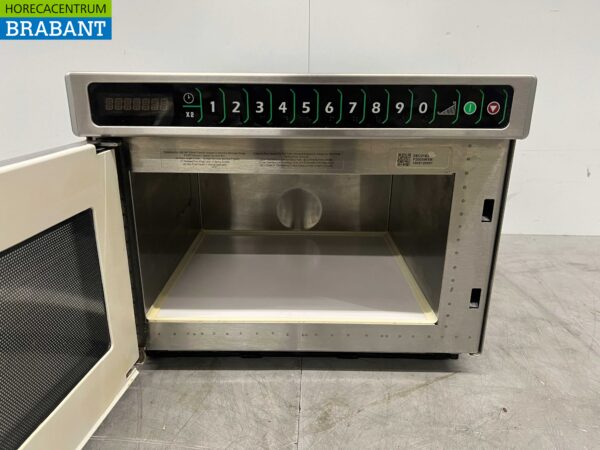 Stainless steel Menumaster DEC21E2 Microwave 2100 watts 230V Horeca - Image 4