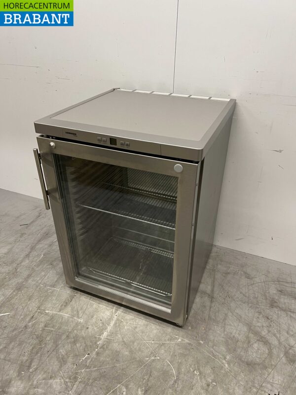 Stainless steel Liebherr Glass Door Refrigerator Refrigerator 143 liters 230V Catering - Image 3