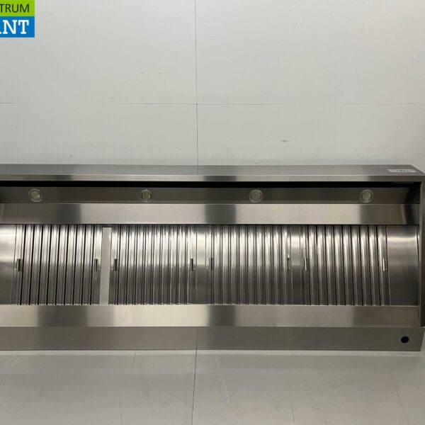 Stainless steel Extractor Hood Hood Motor 2500 kuub Sloping model Premium-line 250 cm 230V Horeca